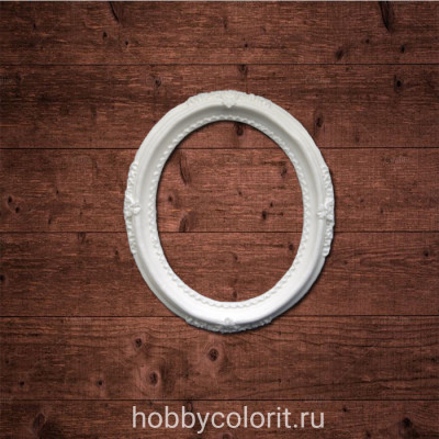 декор из пластика, Рамка, Размер 100х85мм