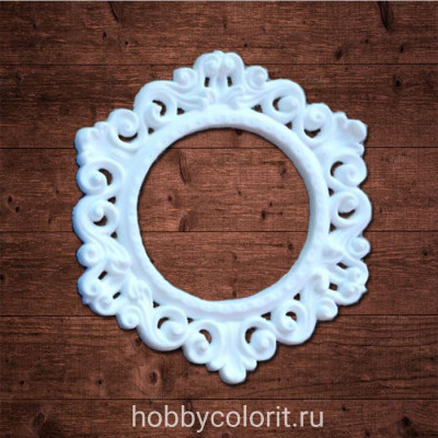 Большая круглая рамка, 6,5х7см