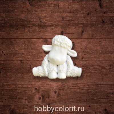 "Овечка", Размер 40х35 мм