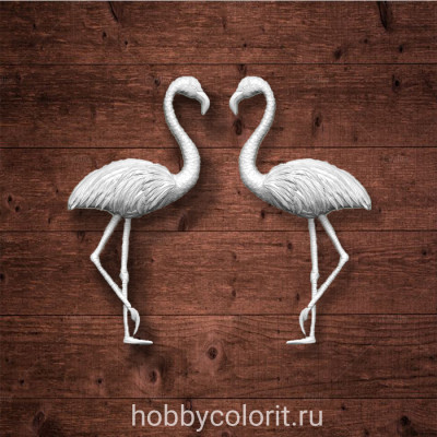 набор Фламинго средний, Размер 5x2,7x0,6 см